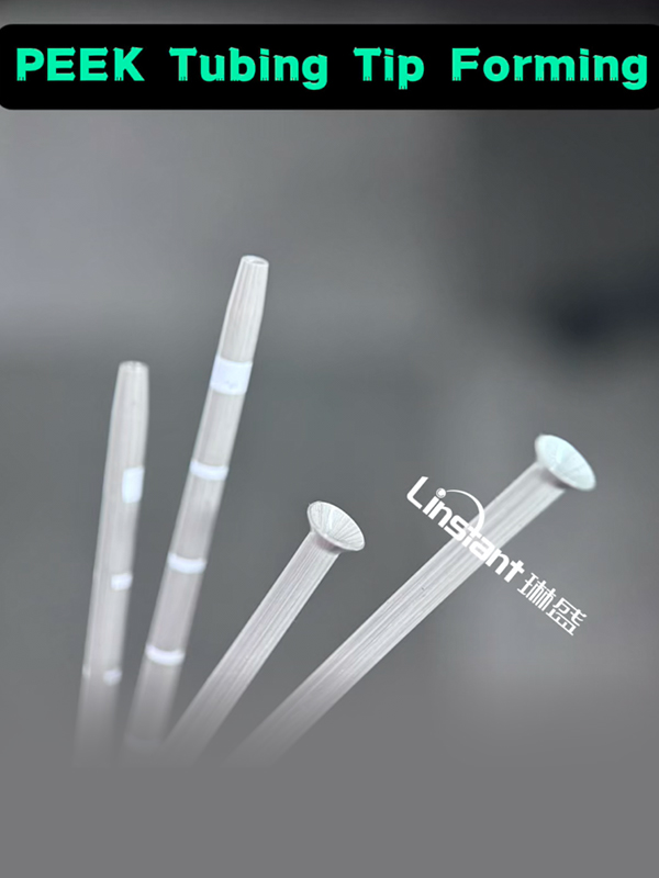  Stampaggio della punta del tubo in PEEK